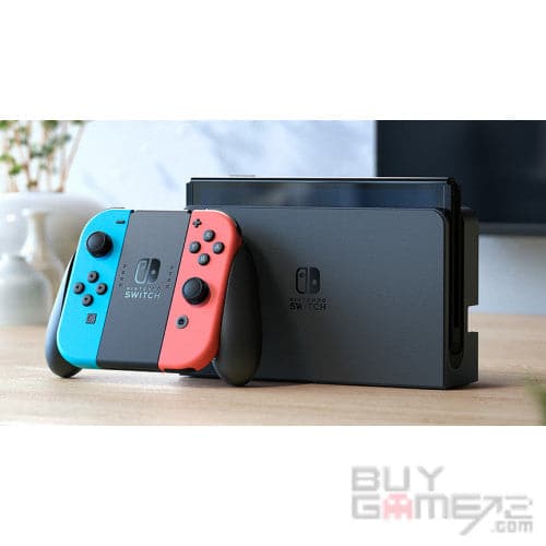 Nintendo Switch OLED Model – Neon Blue & Neon Red Console