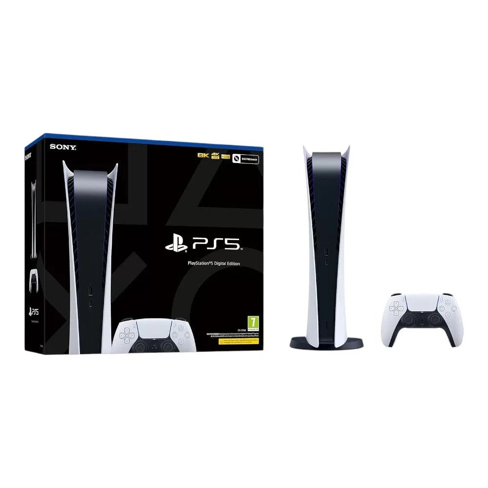 PlayStation 5 Digital Edition Console 825GB - White