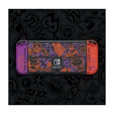 Nintendo Switch Console – 64GB OLED, Scarlet/Violet Edition with Red/Purple Joy-Con(Only Console)