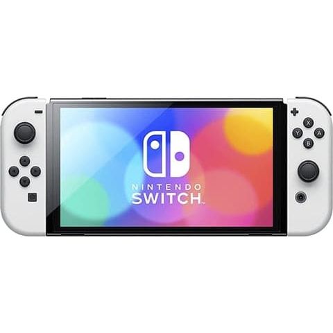 Nintendo Switch Console - 64GB OLED + White Joy Con - White