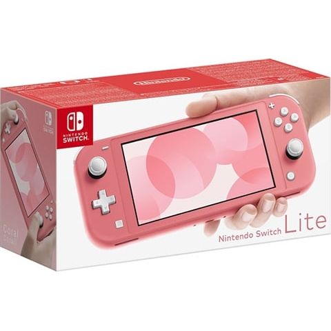 Nintendo Switch Lite Console 32GB – Isabelle Aloha Edition (Coral Pink, No Game Included)
