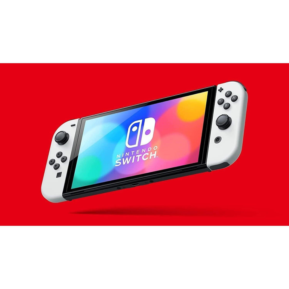 Nintendo Switch Console - 64GB OLED + White Joy Con - White