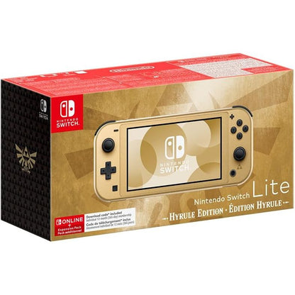 Nintendo Switch Lite: Hyrule Edition + 12 Months Nintendo Switch Online