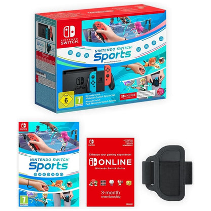 Nintendo Switch Sports Set - 32GB - Motion Sensors Controller - Pre Installed 7 Games