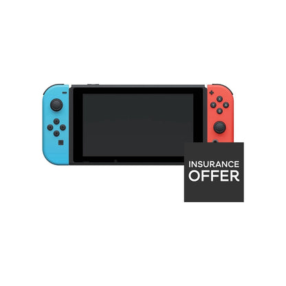 Nintendo Switch Console, 32GB + Neon Red/Blue Joy-Con