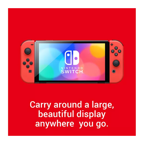 Nintendo Switch OLED Model Console - Mario Red Edition