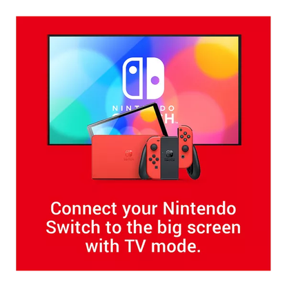 Nintendo Switch OLED Model Console - Mario Red Edition