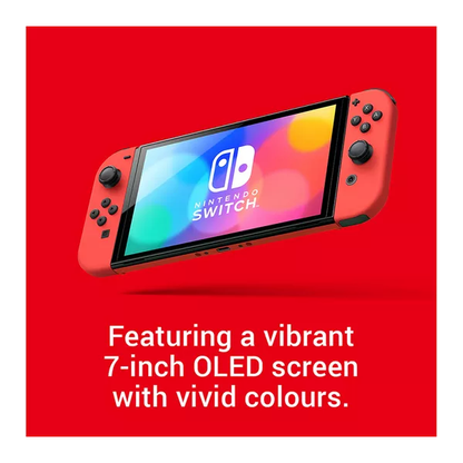 Nintendo Switch OLED Model Console - Mario Red Edition