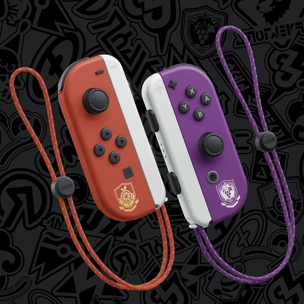 Switch Console, 64GB OLED Scarlet Violet + Red Purple Joy-Con