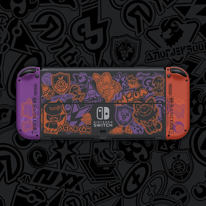Switch Console, 64GB OLED Scarlet Violet + Red Purple Joy-Con