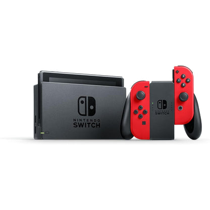 Nintendo Switch Console + Super Mario Odyssey – Red/Rouge Special Edition Bundle