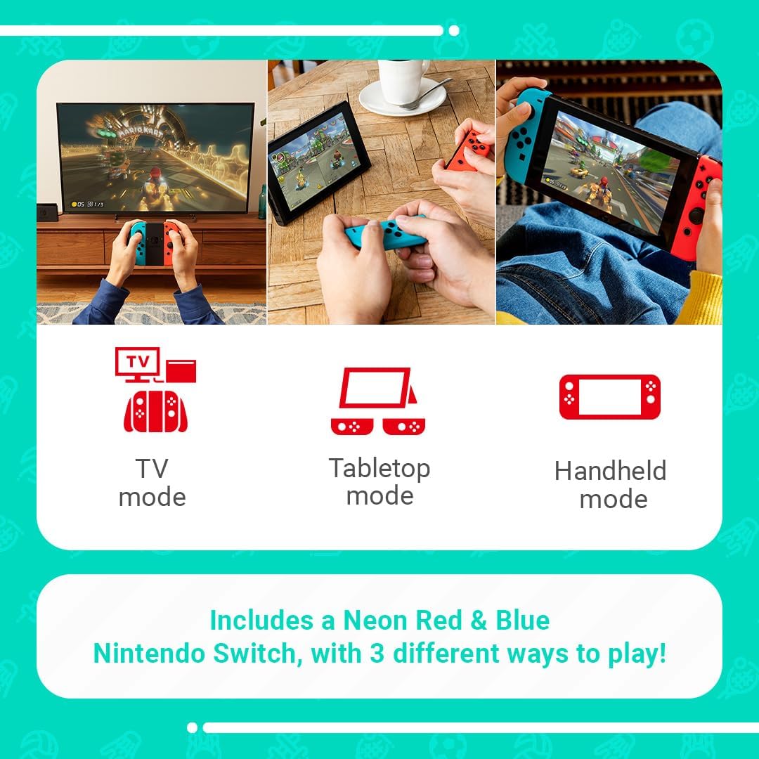 Nintendo Switch plus Nintendo Switch Sports (pre-installed) and 3 months Nintendo Switch Online Membership