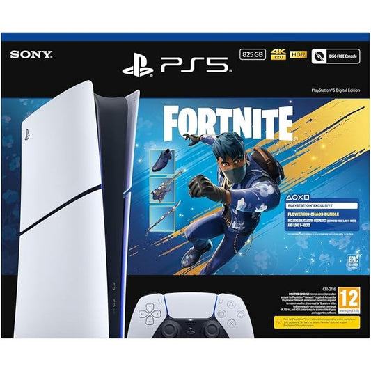 Sony PlayStation 5 Digital Edition – 825GB SSD – Fortnite Bundle