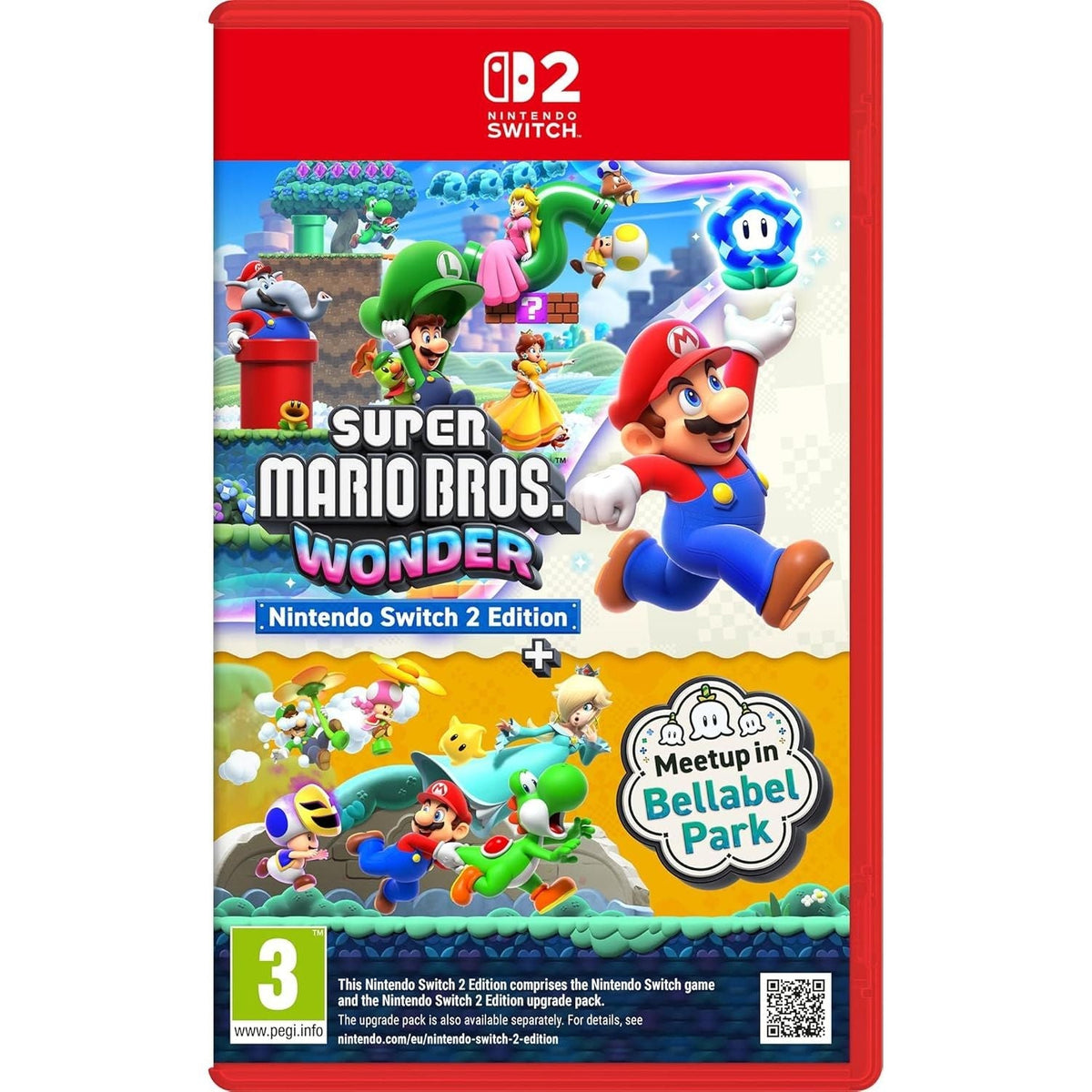 Nintendo Switch 2 Console + Super Mario Bros. Wonder Game Bundle
