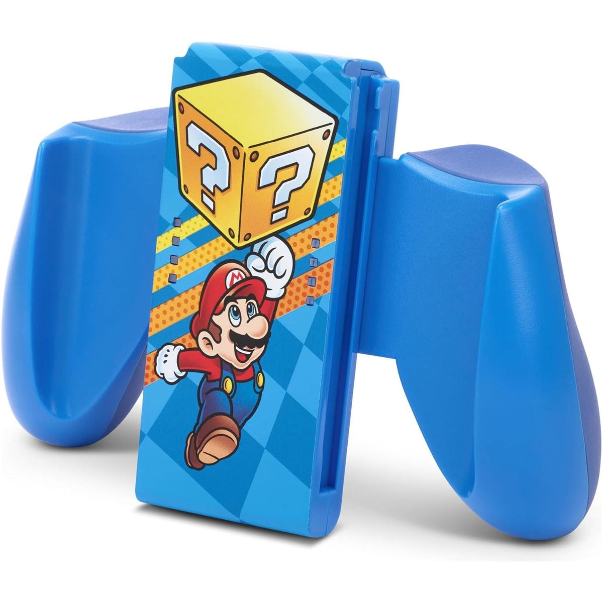 PowerA Joy-Con Comfort Grip for Nintendo Switch, OLED & Lite – Mystery Block Mario Edition, Officially Licensed