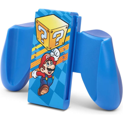 PowerA Joy-Con Comfort Grip for Nintendo Switch, OLED & Lite – Mystery Block Mario Edition, Officially Licensed