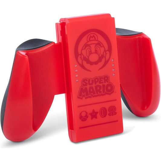 PowerA Joy-Con Comfort Grip for Nintendo Switch, OLED & Lite – Super Mario Red Edition, Officially Licensed