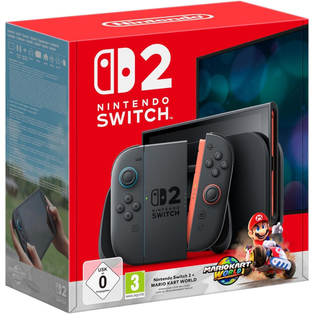 Nintendo Switch 2 Console + Mario Kart World Game Bundle