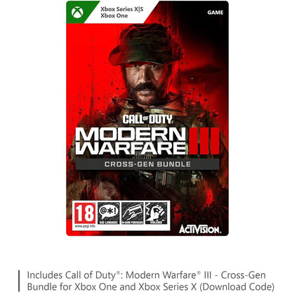 Xbox Series X - Diablo IV Bundle + Call of Duty: Modern Warfare III - Cross-Gen Bundle for Xbox One and Xbox Series X (Download Code)