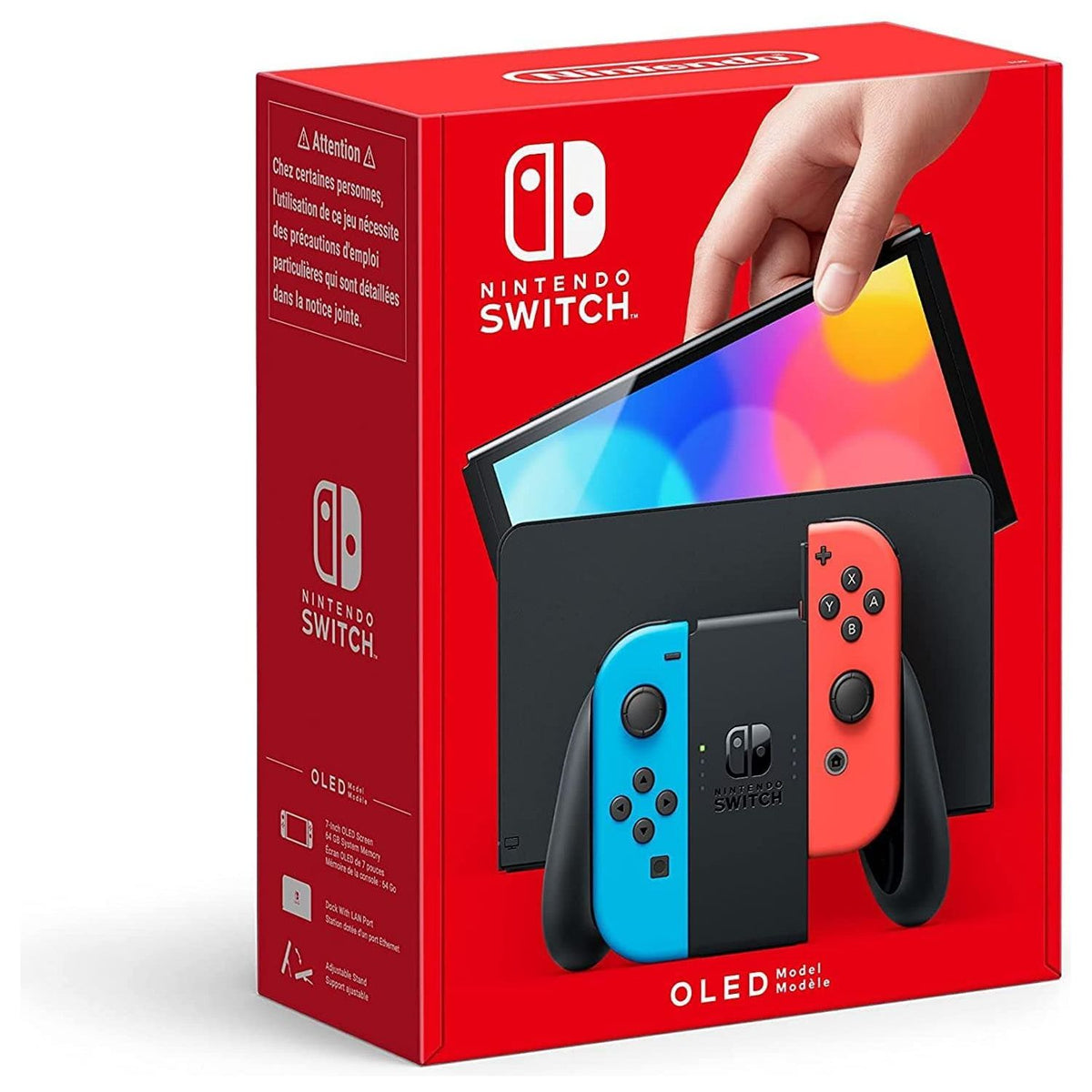 Nintendo Switch OLED Model – Neon Blue & Neon Red Console