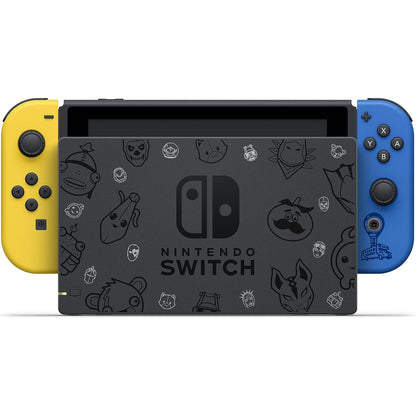 Nintendo Switch Console 32GB – Fortnite Wildcat Bundle Edition with Yellow/Blue Joy-Con