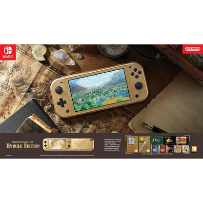 Nintendo Switch Lite: Hyrule Edition + 12 Months Nintendo Switch Online