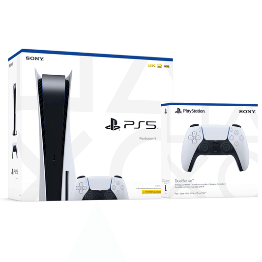 PlayStation 5 Console Disc Edition + with extra PlayStation 5 DualSense Wireless Controller(Bundle)