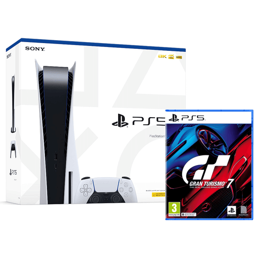PlayStation 5 Console Disc Edition + Gran Turismo 7 for PS5 game (Bundle)