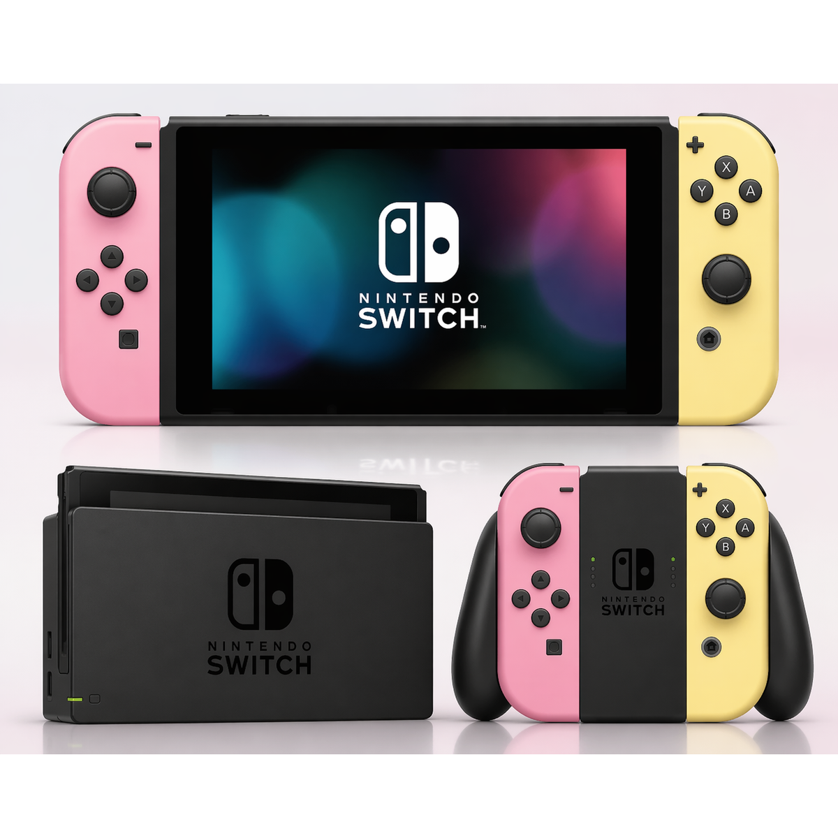 Nintendo Switch Console 32GB – Pastel Pink / Pastel Yellow Joy-Con