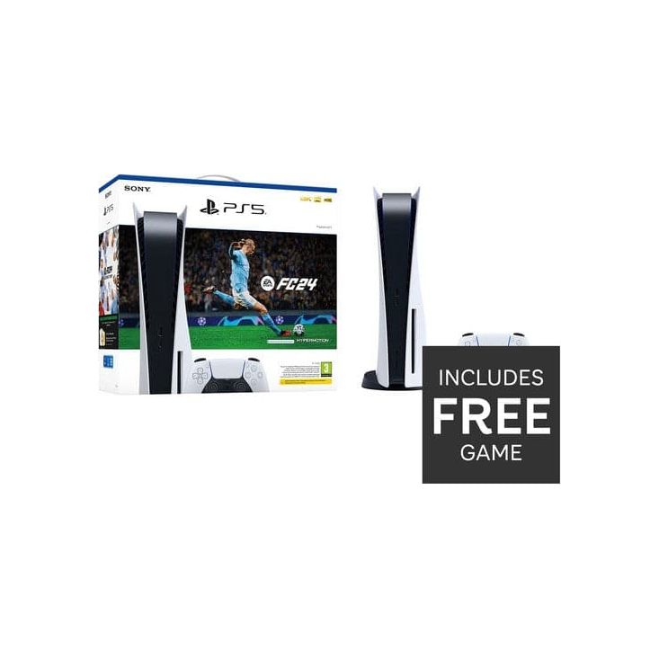 PlayStation 5 Disc Console & EA SPORTS FC 24 Bundle