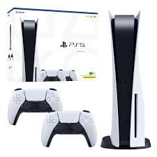 PlayStation 5 Slim Console Bundle with Two DualSense Wireless Controllers